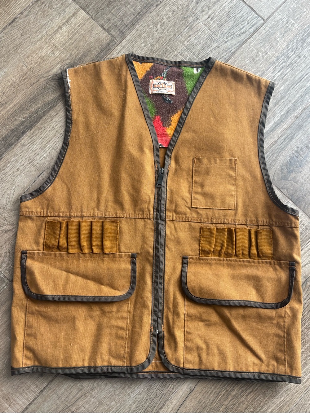 Vintage Saf T Bak Hunting Vest
